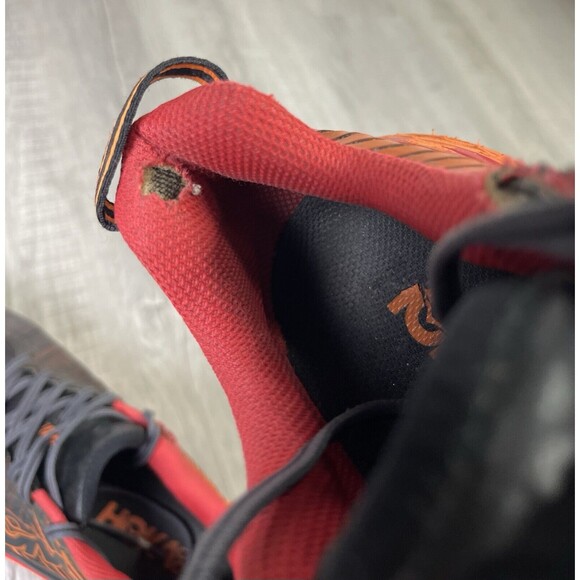 Hoka Evo Mafate 2 Womens Size 9 Red Black Athletic Trail Running Shoes Sneaker B - Picture 11 of 12